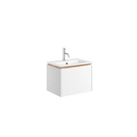 Crosswater Mada Ensemble de meuble - 50x36x35.5cm - 1 vasque - 1 trou de robinet - Blanc mat SW969994