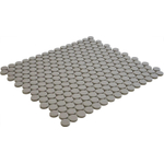 La Mosaic Factory London carreau mosaïque - 31,5x29,4cm - carrelage mural et de sol - Rond - Porcelaine Gris Mat SW62259