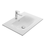 Thebalux Lavabo soft 60cm céramique 1x cuve 1x trou de robinet SW717333