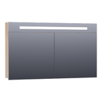 BRAUER Promise Armoire toilette 120x70x15cm avec 2 porte et éclairage LED Sunlit SW30773