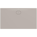 Villeroy & Boch Ecora douchebak - 140x80x3.5cm - afvoer lange zijde - almond (beige) SW1558943