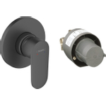Hansgrohe Vernis Blend Afbouwdeel - voor inbouw douchekraan - inclusief inbouwdeel - mat zwart SW793634
