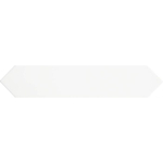 Cifre Ceramica carrelage mural - 6.5x33.2cm - 8mm - Hexagone - Blanc brillant SW359722