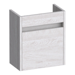 BRAUER Adore fonteinonderkast - 40x45x22cm - met 1 deur greeploos linksdraaiend Forest Seashell SW1198163