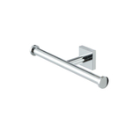 Geesa Nelio Porte-rouleau de papier toilette double sans couvercle Chrome GA46915