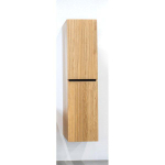 Saniclass Holz Base Hoge Kast - 160cm - 2 deuren - greeploos - eiken SW773964