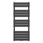 Belrad Radiateur sèche-serviettes - raccordement central - 1200X500mm - Noir SW1152667