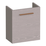 BRAUER Trust meuble de lavabo pour WC - 40x45x22cm - excl. poignée rapportée avec 1 porte ouvrant à droite Timber Greige SW1203862
