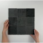 Terravito MalenoAnthracite glans handvorm 13x13 SW1026234