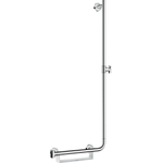 Hansgrohe unica comfort barre de douche coulissante 110 droite avec poignée gauche chrome blanc SW66577