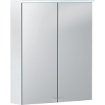 Geberit Option armoire de toilette avec éclairage 2 portes 56x67,5cm blanc SW417598