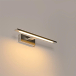 QAZQA Jerre wandlamp - 41.5x13.5x5.5cm - incl. LED - IP44 - staal SW1187243