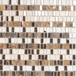 Ceralto Fenera Mosaic Carreau mosaïque - 30x30.5cm - 5.0mm - Brun - par pièce SW798696