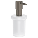 GROHE Essentials Distributeur de savon - 160ml - debout - graphite dur brossé SW98937