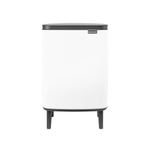 Brabantia Bo Hi Afvalemmer - 12 liter - kunststof binnenemmer - wit SW1117400