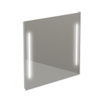 Thebalux type b miroir 80x70cm rectangle avec éclairage led aluminium SW716285