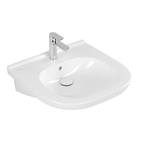 Villeroy & Boch Vicare O.novo Vita wastafel Vita - met 1 kraangat - met overloop - 55x55cm - White Alpine (glans wit) 1025053