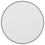 Haceka Deco spiegel - 60x60cm - rond - mat zwart SW1102380