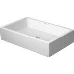 Duravit Vero Air Lavabo à poser - 60x38cm - sans trou de robinet - sans trop-plein - rectifié - blanc SW157027