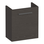 BRAUER Trust meuble sous-lavabo pour lave-mains - 40x45x22cm - porte à droite - sans poignée rapportée - Timber Anthracite SW1203824