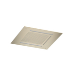 Hotbath Mate Tête de douche - carrée - 50x50cm - cascade - Éclairage LED - Laiton brossé PVD SW1117683