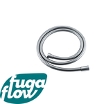 FugaFlow Eccelente Sobrado Flexible de douche lisse 150cm Acier brossé SW1124032