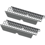 Tece DrainProfile crépine à cheveux inox SW656808