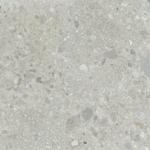 Baldocer Ceramica Carrelage sol et mural Nover Steel 80x80cm rectifié Terrazzo Gris mat SW454716