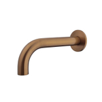 Wiesbaden Caral bec de baignoire rond 20 cm 1/2'' bronze cuivre brossé PVD SW999865