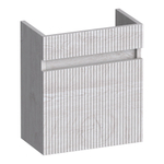 BRAUER Joy Wavy meuble sous lave-mains - 40x45x22cm - porte s'ouvrant à gauche - sans poignée - Forest Seashell SW1204195
