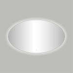 Best Design Divo Miroir avec éclairage 80x60cm Argent SW420078