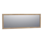 BRAUER Citrine miroir - 200x70cm - rectangulaire - cadre en chêne gris à entures multiples SW28172