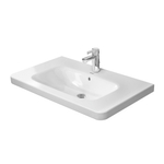 Duravit Durastyle Lavabo pour meuble 80x48cm avec trop plein et trou pour robinetterie avec Wondergliss blanc SW54146