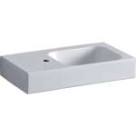 Geberit Icon lavabo d’angle 53x31x13,5cm 1 bassin 1 trou de robinetterie Gauche sans trop-plein Céramique Blanc brillant SW417096
