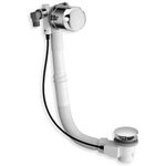 Wisa Baden Combinaison vidage-baignoire et trop-plein 97,5 cm Chrome brillant SW48805