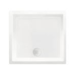 Xenz society receveur de douche 90x80x12cm rectangulaire acrylique blanc SW378851