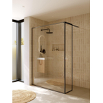 Riho Define Paroi de douche à l'italienne - forme en L - 140x40x200cm - Gunmetal mat SW1185422