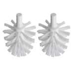 Geesa Standard collection brosse séparée pour ensemble de balai de toilettes blanc (2 pièces) SW773189