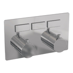 BRAUER Chrome Edition Inbouwthermostaat - 3 functies - inclusief inbouwdeel - drukknoppen - chroom SW925534