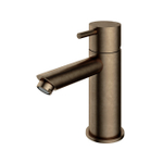 Hotbath Cobber mitigeur de lavabo bas avec bec droit sans vidage laiton vieilli SW73550