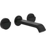 Villeroy & Boch Dawn wastafeluitloop set - zonder pop up afvoergarnituur - mat zwart SW974324