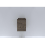 HR badmeubelen Meuble sous lavabo - 40x44.8x55cm - 1 porte - ouverture à gauche - sans poignée - 40x55x45cm espresso SW708408