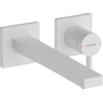 Hansgrohe Tecturis E 1 greeps wastafelkraan - inbouw wanduitvoering - met uitloop 22 - 5 cm - mat wit SW918826