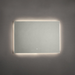 Adema Squared Badkamerspiegel - 100x70cm - indirecte LED verlichting - touch schakelaar - spiegelverwarming SW108326