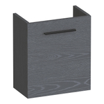BRAUER Trust fonteinonderkast - 40x45x22cm - deur rechtsdraaiend - excl. opbouwgreep - Timber Grey SW1203878