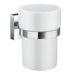 Smedbo House porte-gobelet tasse de porcelaine chrome SW421802