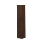 INK Concept R Hoge Kast - 35x35x169cm - 2 deuren - afgeronde hoeken - verticaal gefreesd - tbv grepen - linksdraaiend - shadow veneer SW1405434
