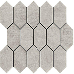 Ceralto Tesselo Uno Listel décoratif - 30x30cm - 10.0mm - rectifié - Cenere SW476784