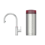 Quooker Flex Round kokendwaterkraan - draaibare & uittrekbare uitloop - Combi+ reservoir - Warm / kokend water - chroom SW107288