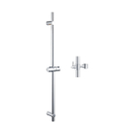 Fortifura Calvi Barre de Douche - 90 cm - support de douche - Chrome SW1413842